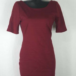 NEW O'Neill Sz L Deep V Mini Dress Open Back